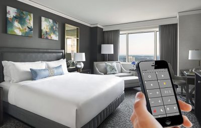 Image Represents the building automation in hotels concept.