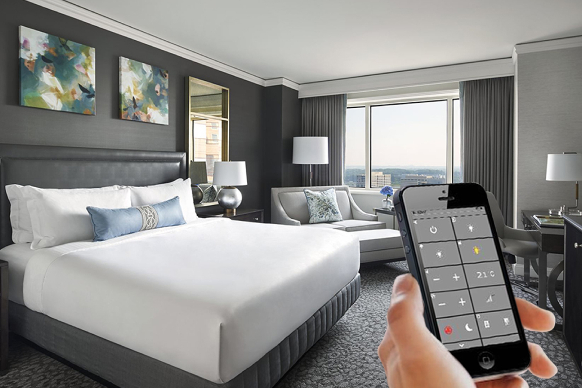 Image Represents the building automation in hotels concept.